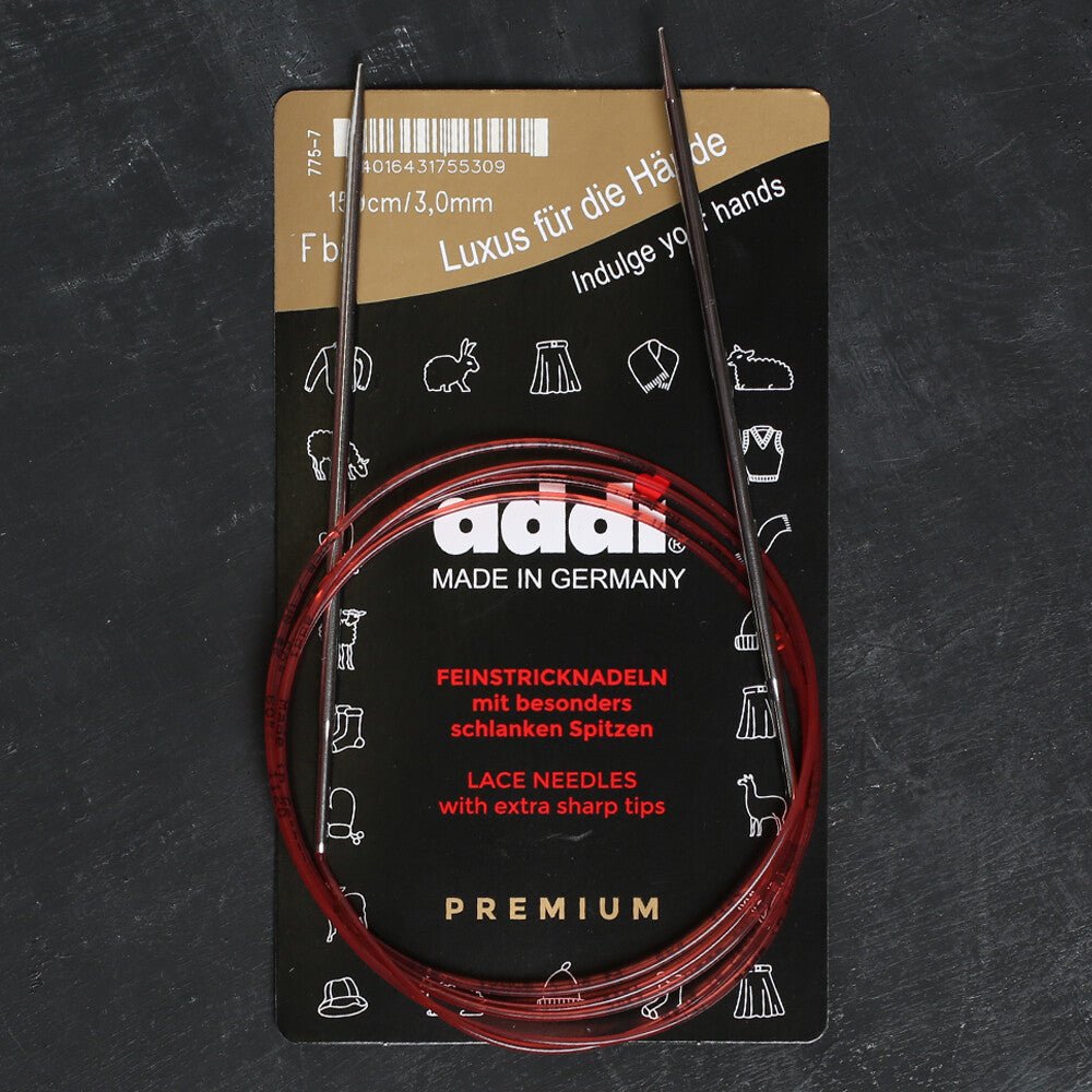 Addi 3,0mm 150cm Misinalı Dantel Şişi - 775-7 - Hobium
